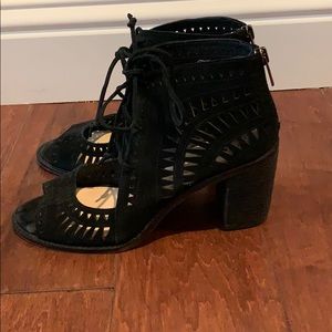 Vince Camino Lace Up Heeled Bootie
